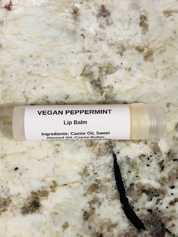 Vegan Peppermint Lip Balm